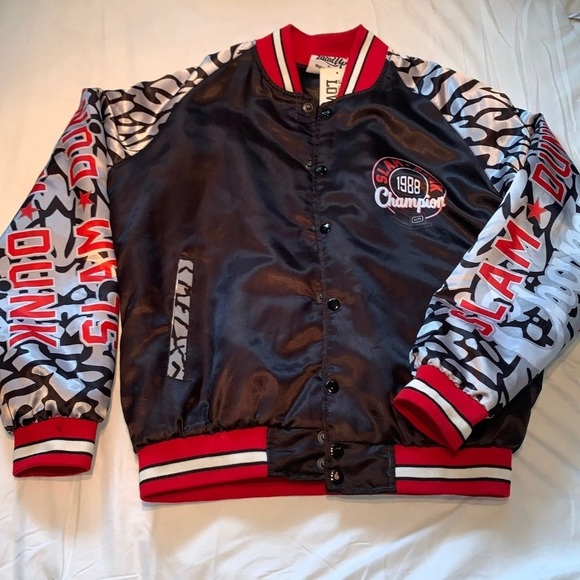 Jordan 1998 SlamDunk Champion Bomber Jacket - Picture 1 of 5